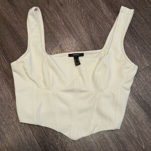 (BOGO) Forever 21 Cream Women's Top